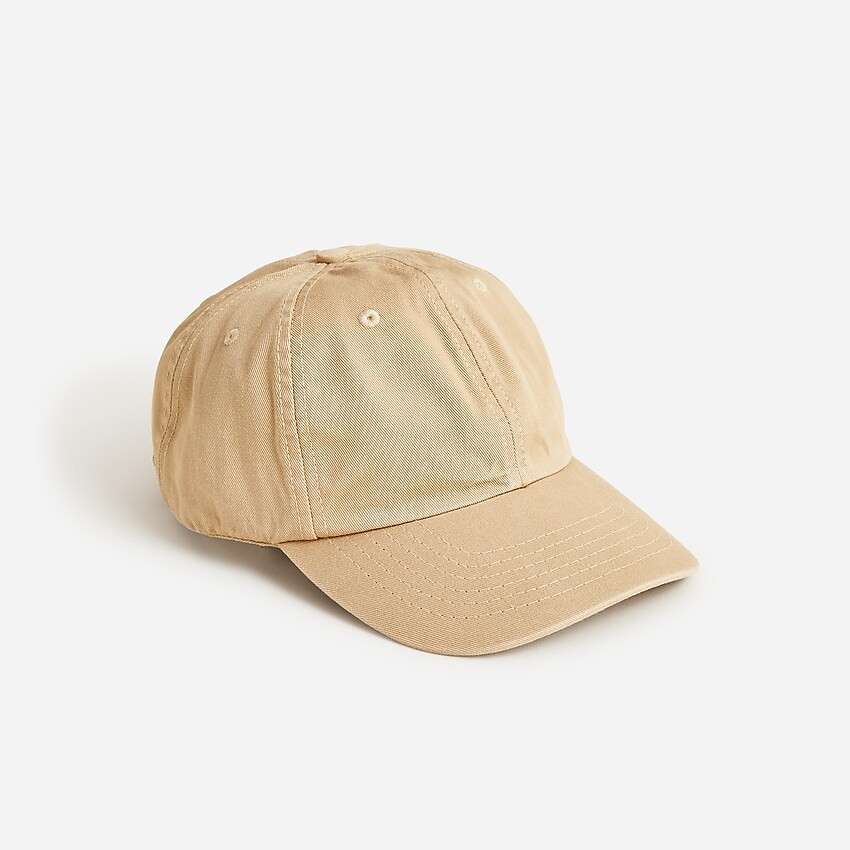 Garment-dyed twill baseball cap | J. Crew US