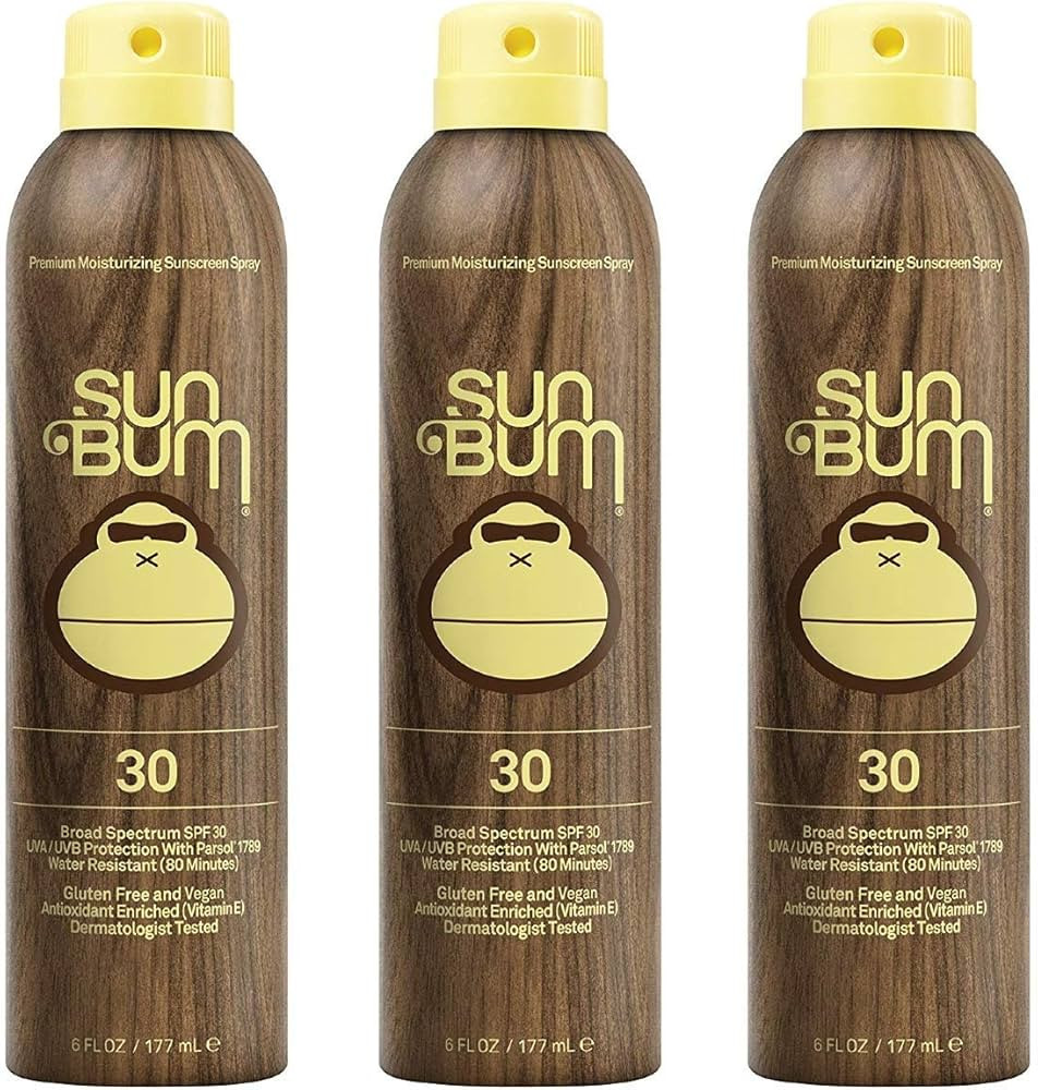 Sun Bum Original Moisturizing Sunscreen Spray SPF 30 | Vegan and Reef Friendly | Octinoxate & Oxy... | Amazon (US)