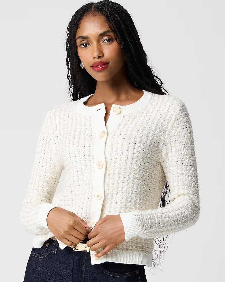 Knit lady jacket cardigan sweater | J.Crew Factory