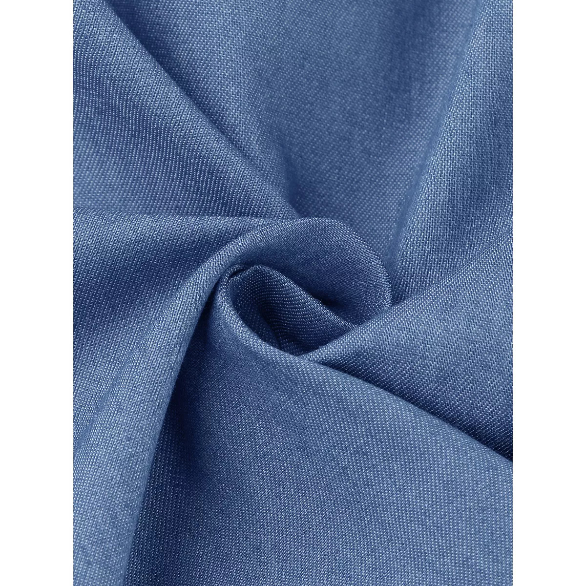 Allegra K Women's Chambray Peter Pan Collar Puff Sleeve Vintage Blouse | Target