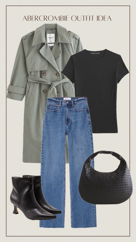 Abercrombie outfit idea!
-Olive green trench coat
-Black seamless T-shirt
-90s relaxed jeans in a medium wash
-Black woven shoulder bag
-Black pointed ankle boots

#AbercrombiePartner @abercrombie #AbercrombieStyle


#LTKSeasonal #LTKfindsunder100 #LTKMostLoved