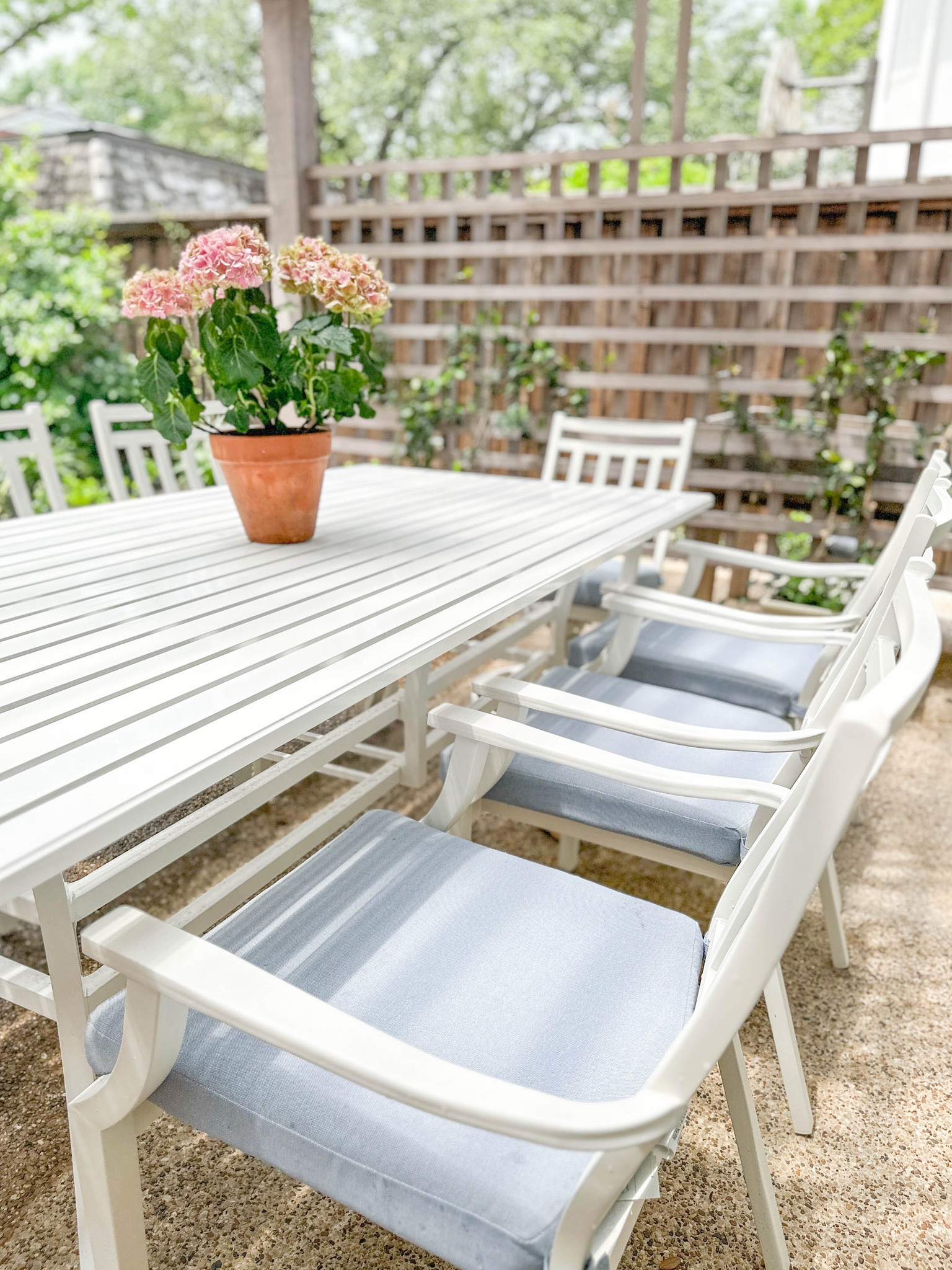 Love this patio table from Ballard designs and these patio chairs from Target! 

#LTKhome #LTKSeasonal #LTKfamily