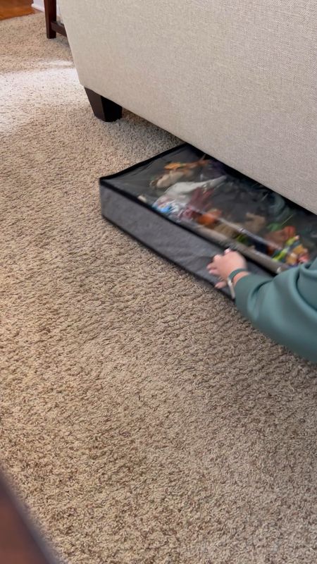 Best toy storage for the living room, under couch toy storage, under bed storage 

#LTKVideo #LTKhome #LTKkids