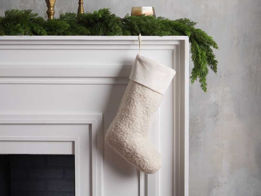 Faux Sherpa Stocking | Arhaus | Arhaus