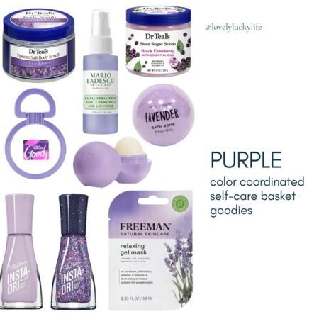 love gifting a colorful coordinated self-care basket of goodies - linked all my purple 💜 picks below 👇 #LTKGiftGuide

#LTKFind #LTKbeauty #LTKGiftGuide