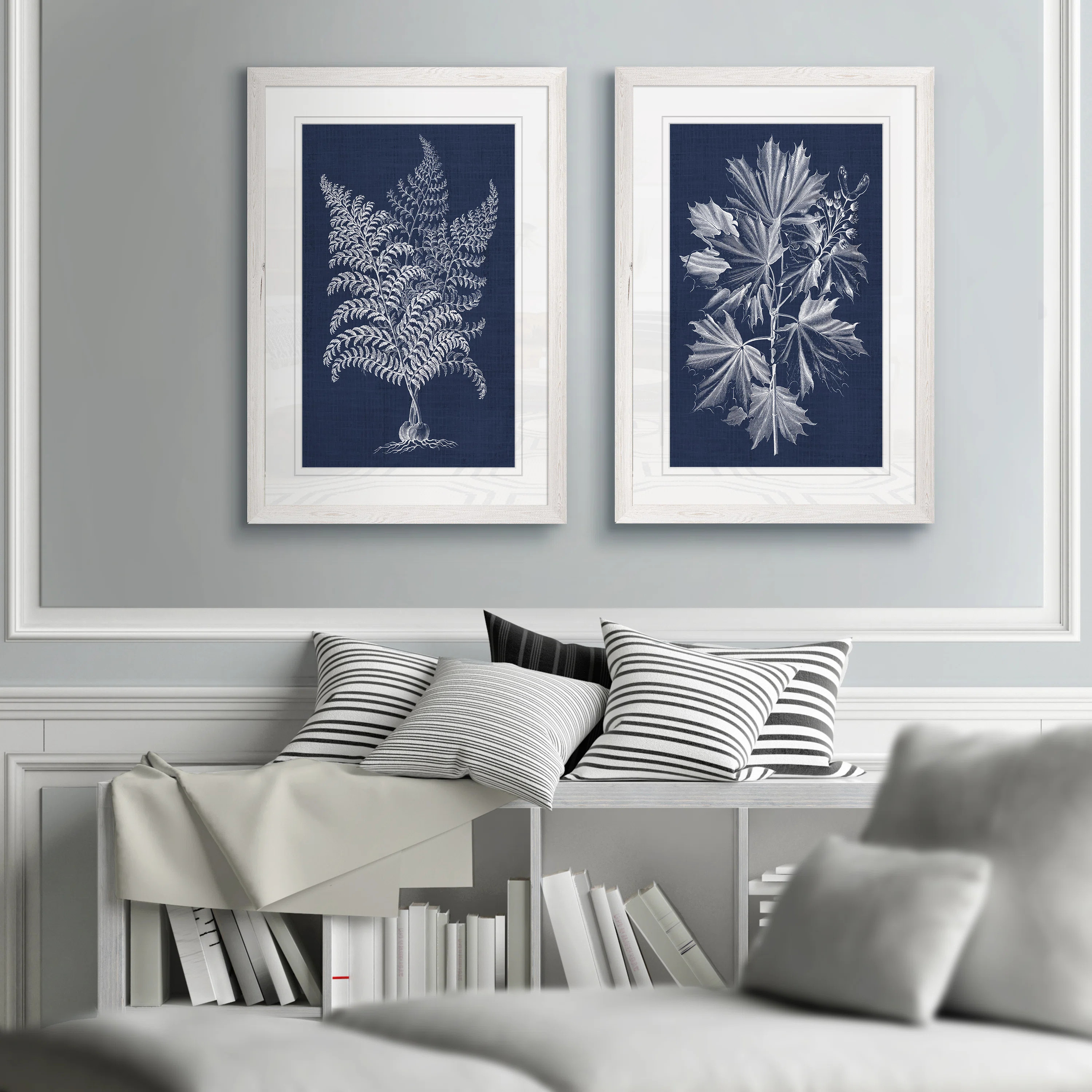 Lustr Foliage Chintz VI" - 2-Piece Painting Print Set | Wayfair North America