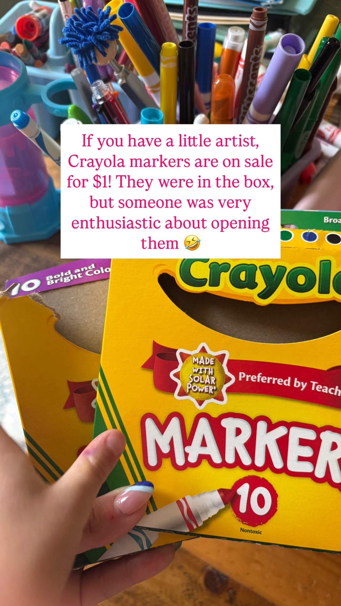 Stock up on different Crayola markers, they’re all on sale for $1! 

#LTKSaleAlert #LTKFamily #LTKKids