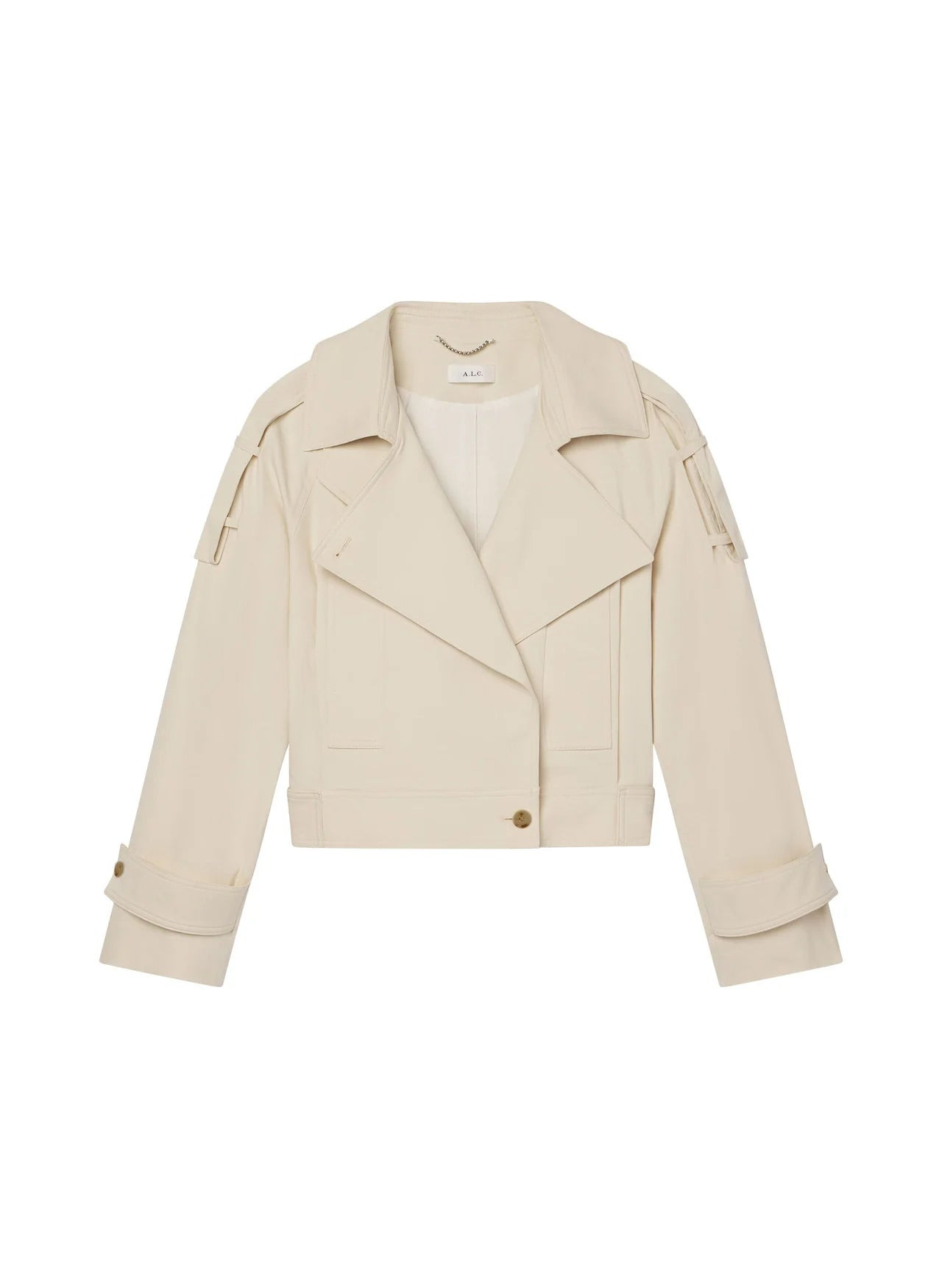 Miles Cropped Trench Jacket | A.L.C