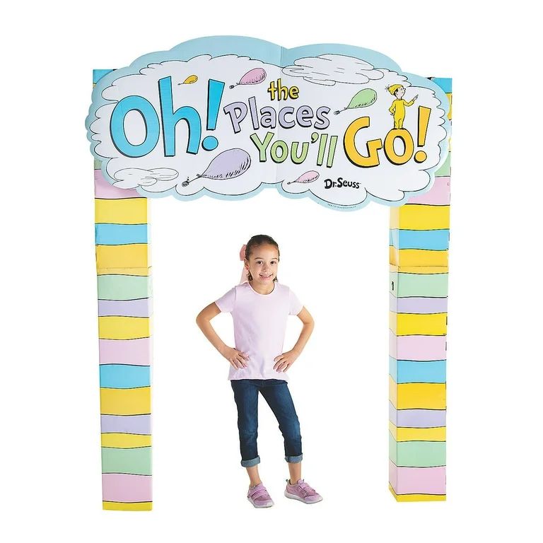Oh The Places You'Ll Go Arch - Party Decor - 1 Piece | Walmart (US)