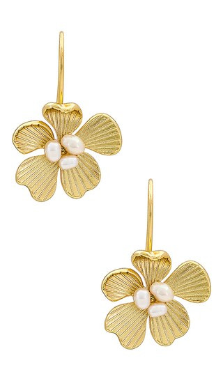 Lee Earrings in Gold | Revolve Clothing (Global)