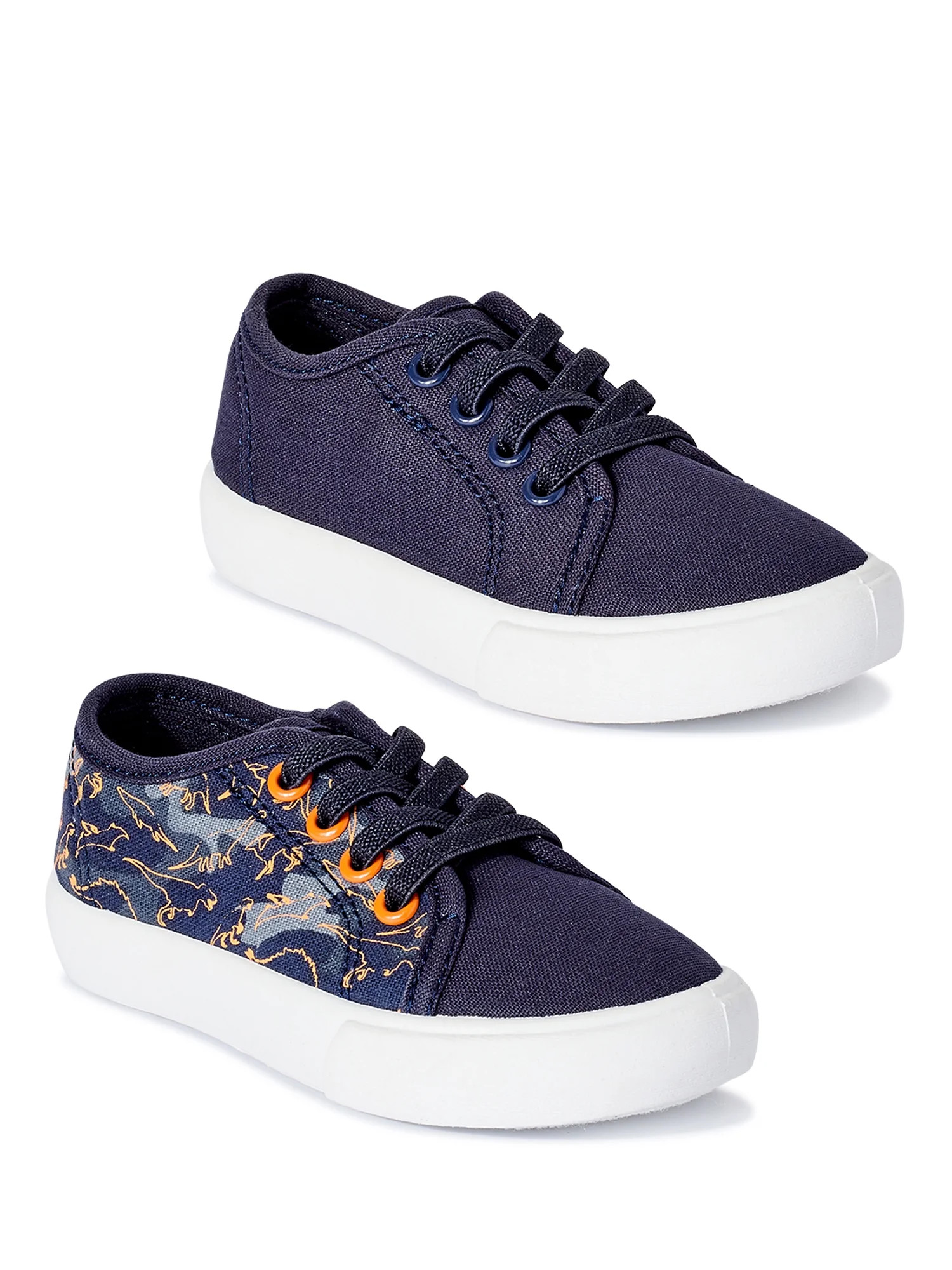 Wonder Nation Little & Big Boys Casual Sneaker Bundle, Sizes 12-4 | Walmart (US)