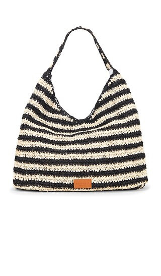 Seafolly TOTE-BAG RAFFIA STRIPE in Ivory. | Revolve Clothing (Global)
