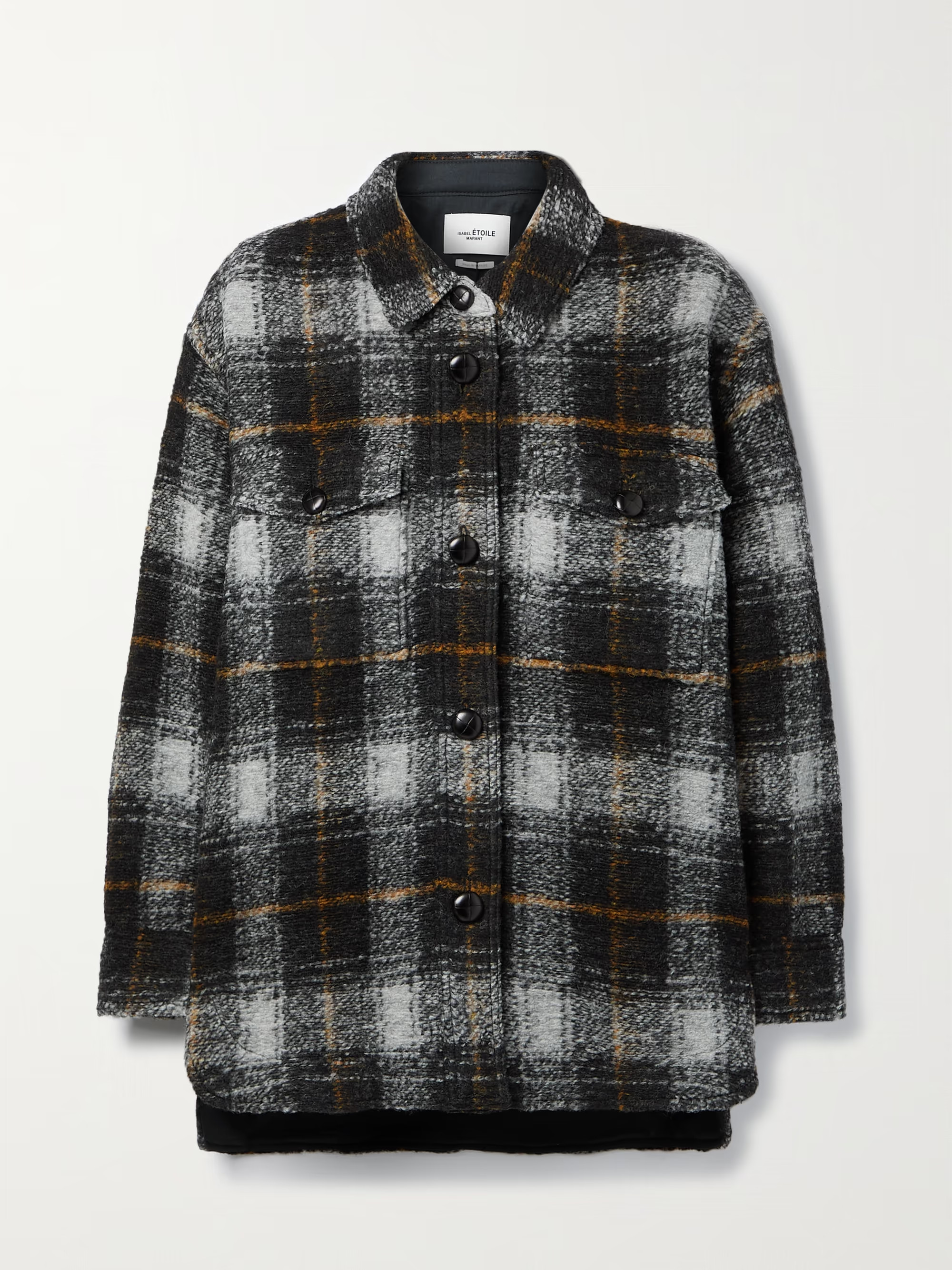 Harveli oversized checked wool-blend jacket | NET-A-PORTER (US)