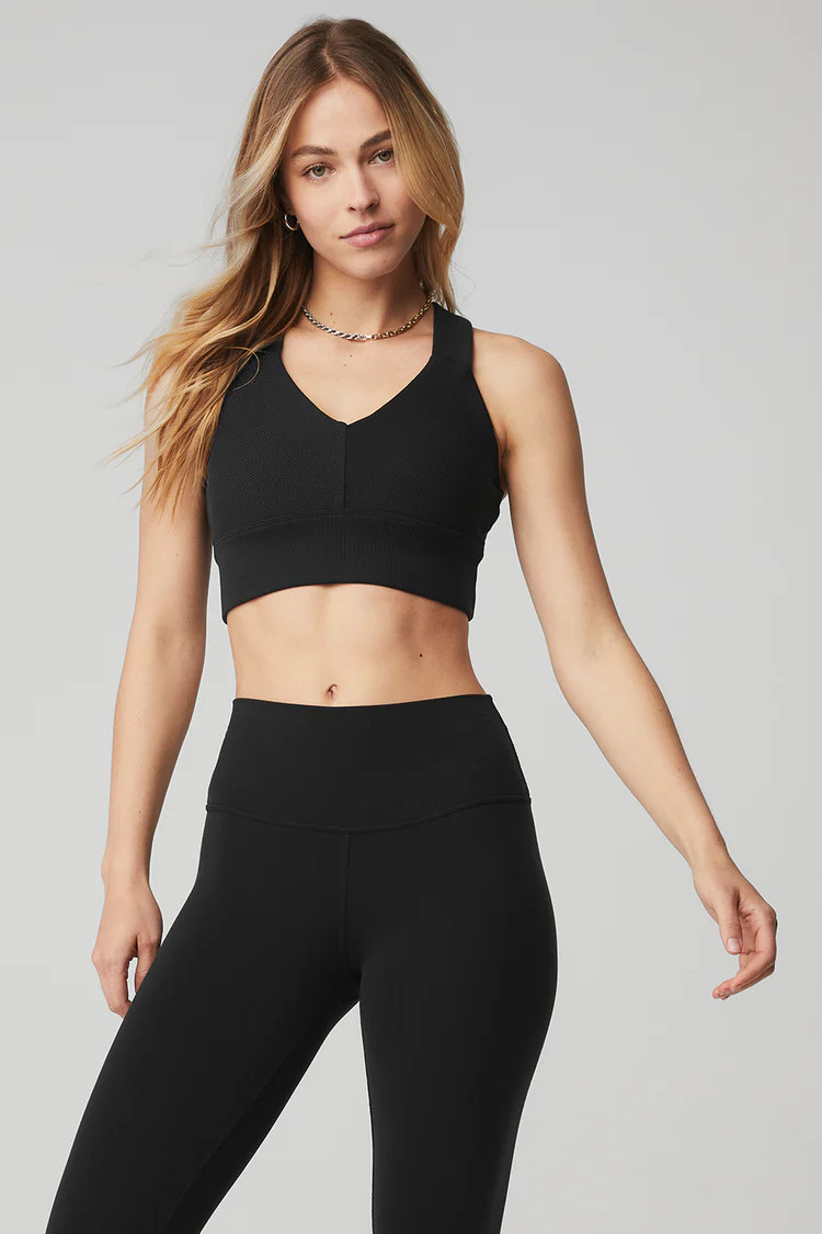 Emulate Bra - Black | Alo Yoga (US)