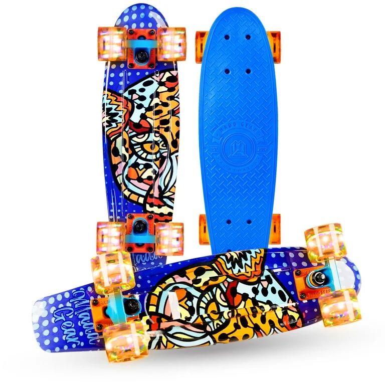 Madd Gear Retro Skateboard – Sahara – New Light Up Wheels! Great for Ages 5+ | Walmart (US)