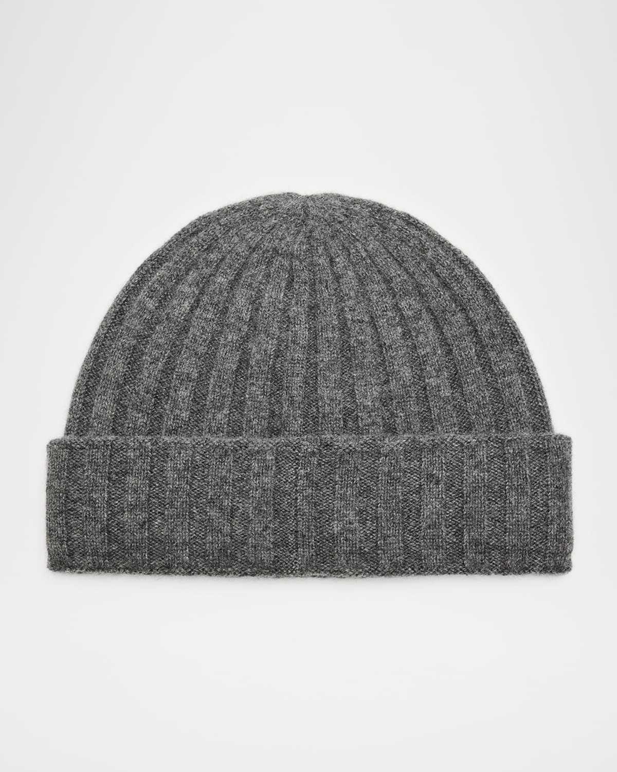 Wide-Ribbed Cashmere Beanie | Neiman Marcus