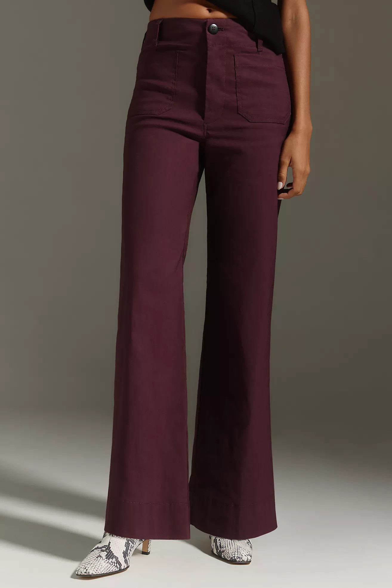 The Colette Full-Length Wide-Leg Pants by Maeve | Anthropologie (US)