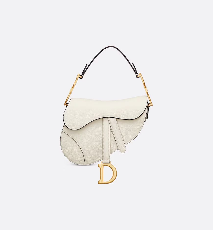 Mini Saddle Bag Latte Grained Calfskin | DIOR | Dior Beauty (US)