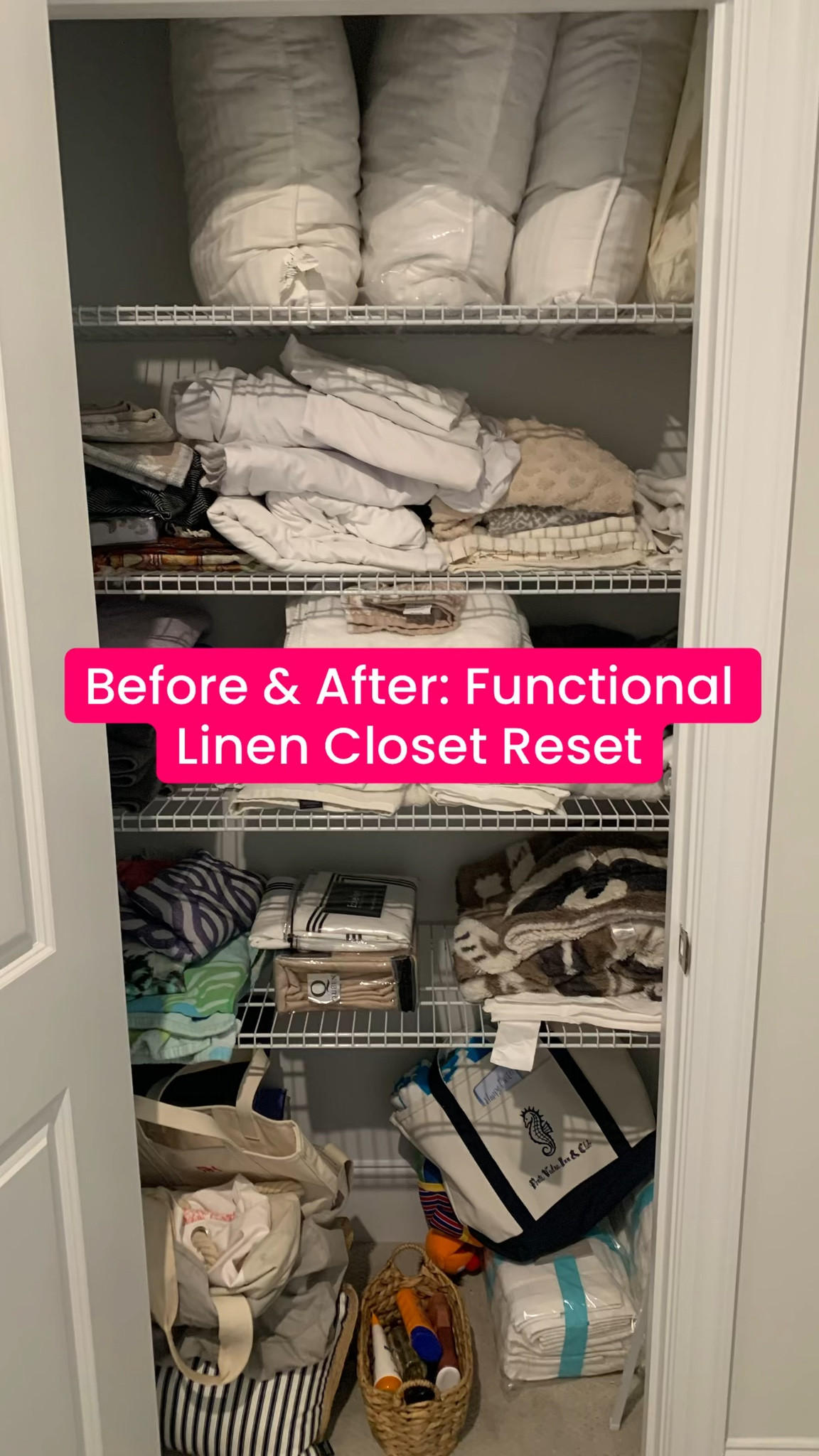 Linen closet, organization

#LTKHome #LTKFindsUnder50