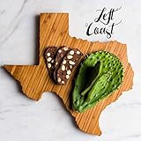 Personalized Texas State Shaped Cutting Board by Left Coast Original | Amazon (US)