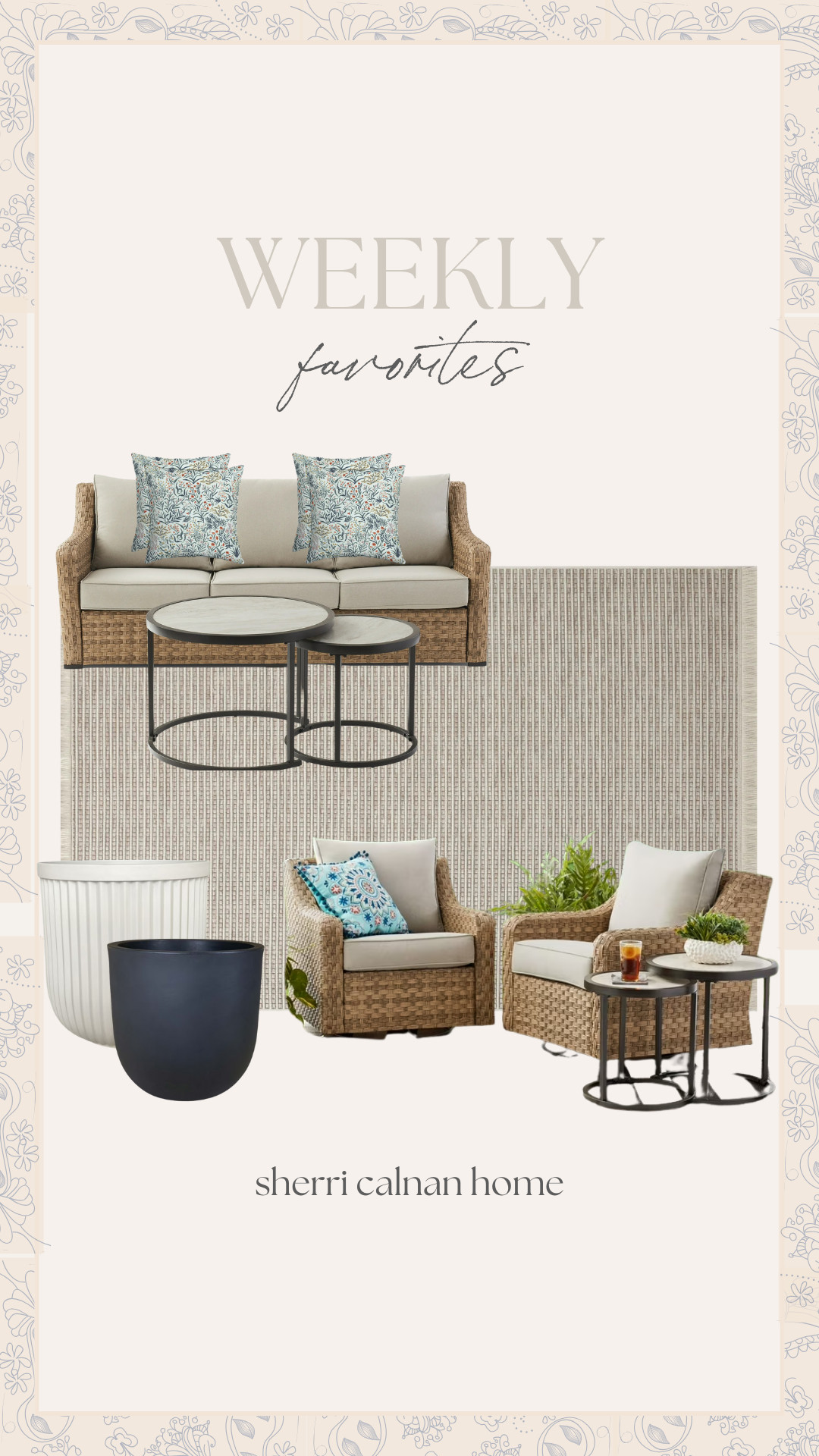 Weekly Favorites

outdoor furniture, walmart patio, walmart outdoor furniture, affordable outdoor furniture, walmart planters, blue throw pillows, loloi rug, sherri calnan home 

 

#LTKSeasonal #LTKHome #LTKStyleTip