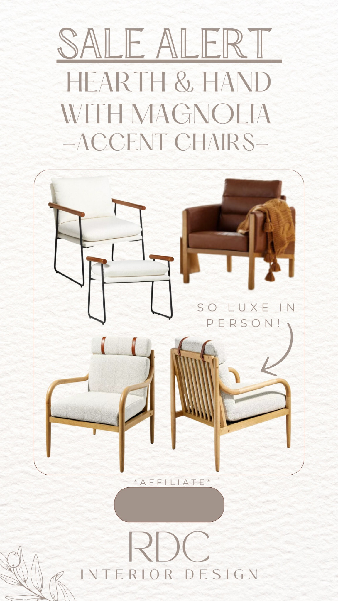 Hearth and Hand with Magnolia accent chair sale!

#LTKsalealert #LTKhome