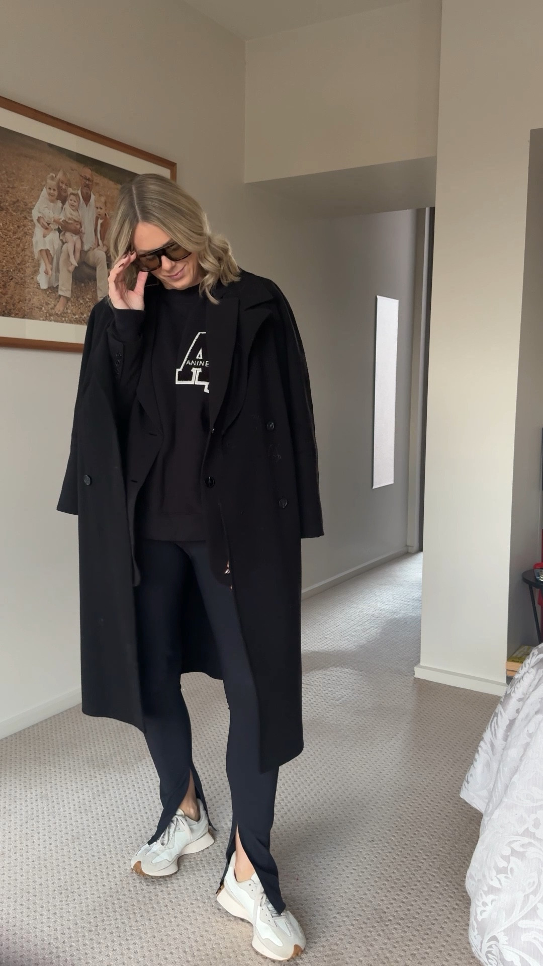 All black everything today.
I’m wearing a size S/M in the coat, S in the jumper, and M in the pants.

#LTKworkwear #LTKwinter #LTKaustralia