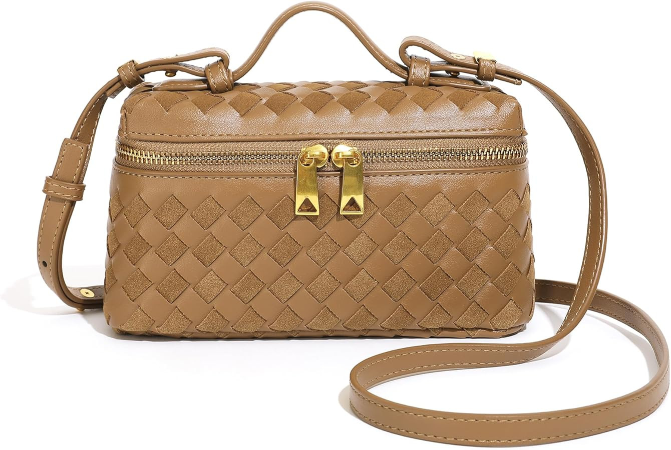 Crossbody Bag for Women, Small Top Handle Purse Square Box Handbag Trendy Shoulder Bag Cute Satch... | Amazon (US)