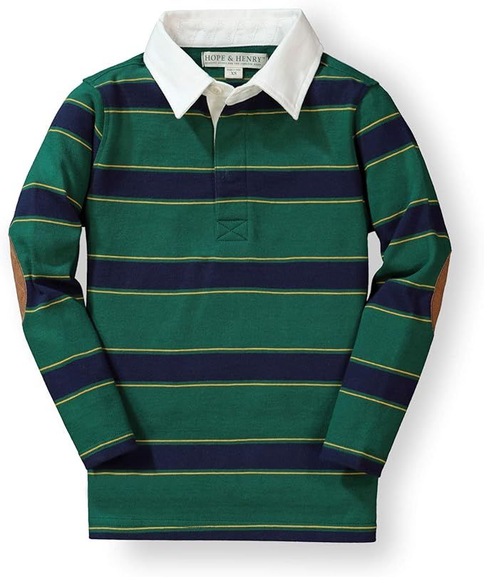 Amazon.com: Hope & Henry Boys' Long Sleeve Rugby Polo Shirt: Clothing, Shoes & Jewelry | Amazon (US)