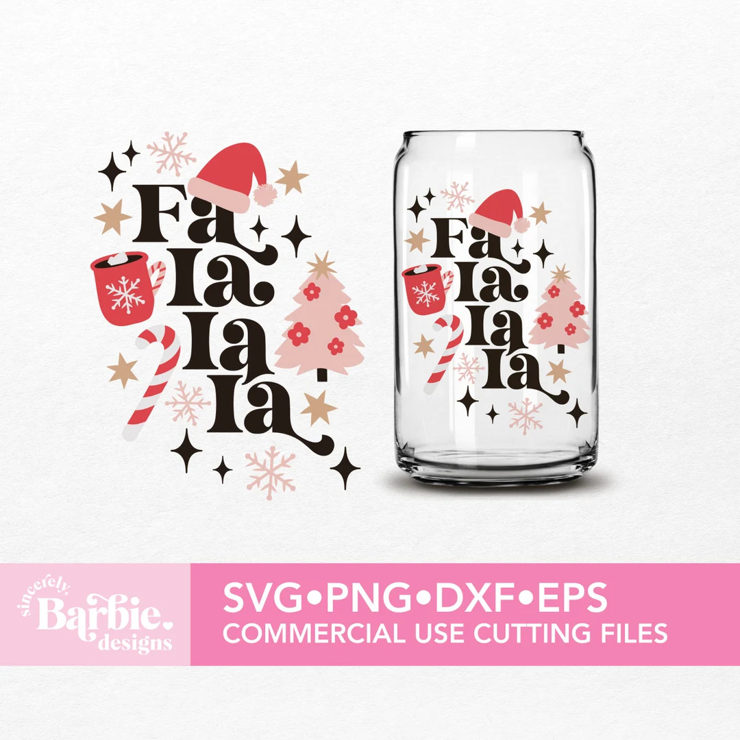 Christmas Svg Png Files Falalalala Svg Digital Download - Etsy | Etsy (US)