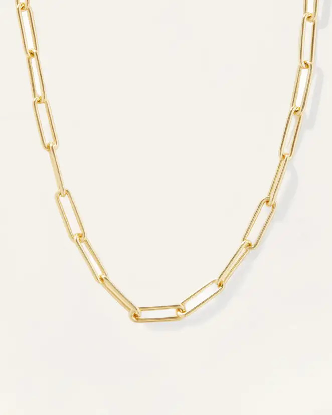 14K Gold Paperclip Chain Necklace | Quince