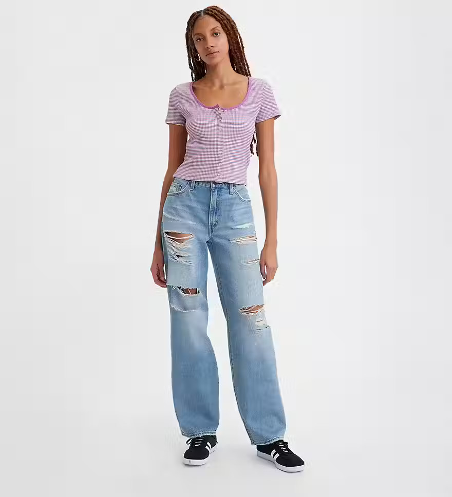 Baggy Dad Women's Jeans - Medium Wash | Levi's® US | LEVI'S (US)