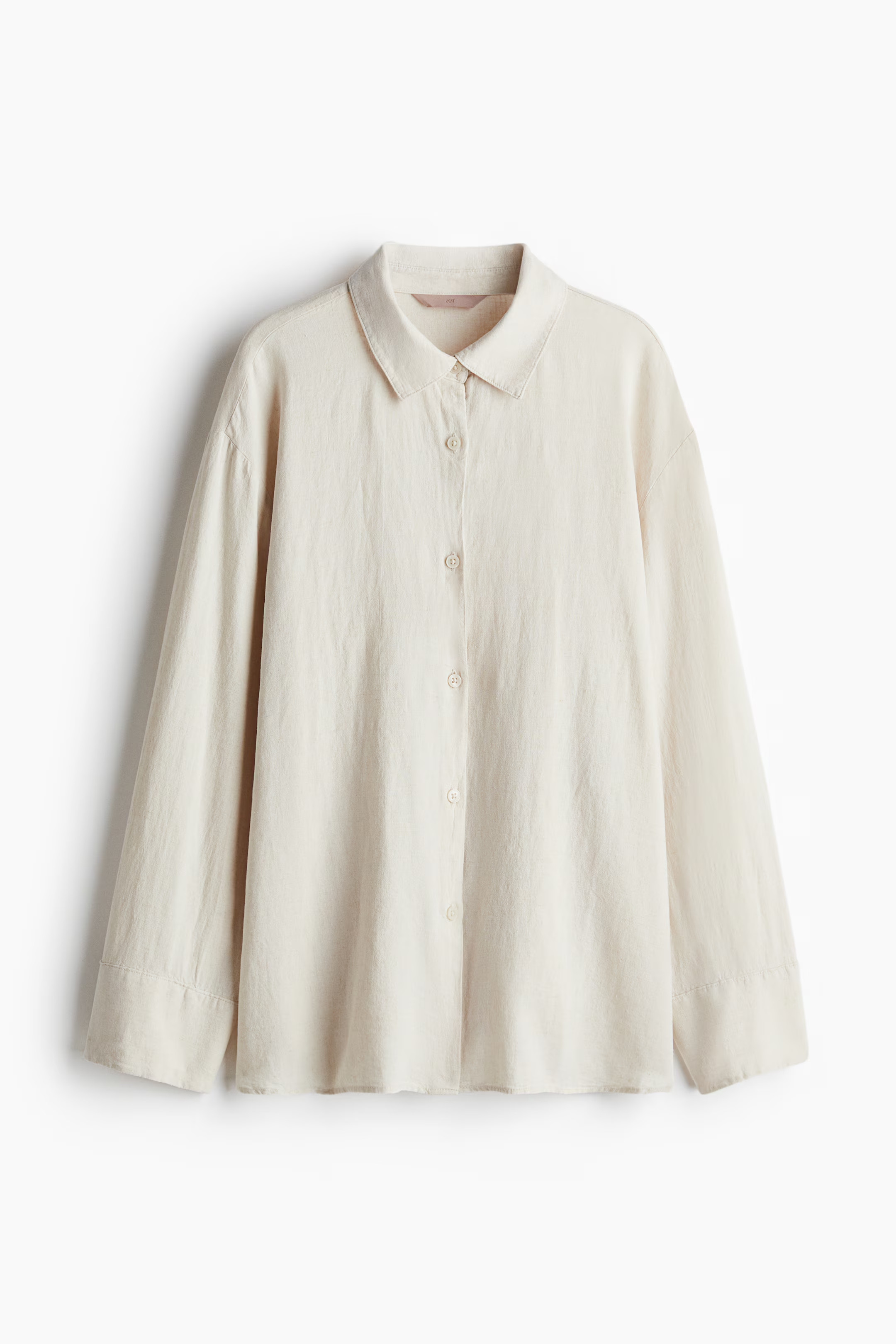 Linen-blend shirt | H&M (UK, MY, IN, SG, PH, TW, HK)