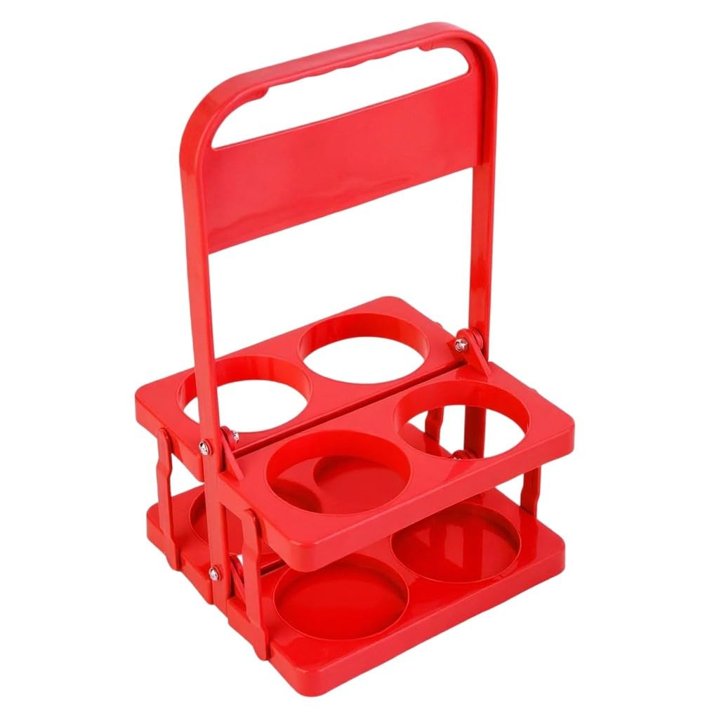 Bodaon 4 Cup Drink Carrier with Handle, Plastic Cup Carriers for Drinks, Drink Holder for Car, Gr... | Amazon (US)