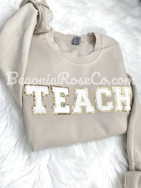 Teacher Gift TEACH Sweatshirt Teacher Sweatshirt Teacher Shirt - Etsy | Etsy (US)