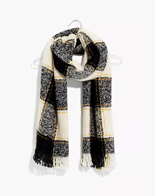 Elsbury Plaid Oversized Scarf | Madewell