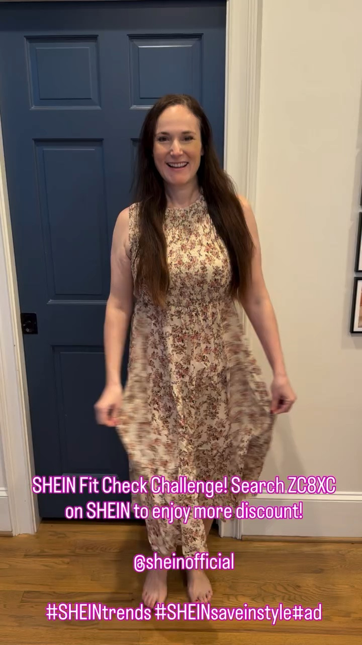 This floral midi is giving effortless spring energy 🌷 The smocked top is so flattering and the flowy layered hem makes it perfect for brunch, church, vacation, or everyday wear. Lightweight, comfortable, and under $20? Yes please. SHEIN Fit Check Challenge! Search ZC8XC on SHEIN to enjoy more discount!

@sheinofficial

#SHEINtrends #SHEINsaveinstyle #ad