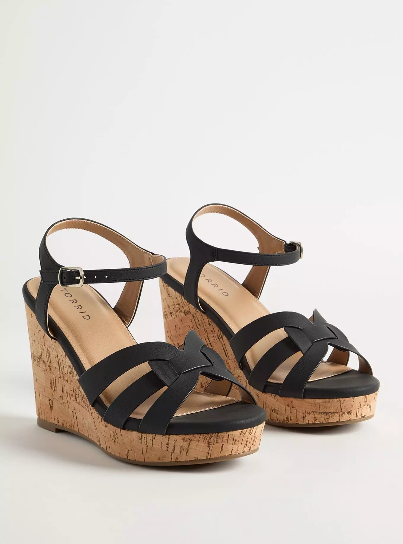 Strappy Cork Wedge (WW) | Torrid (US & Canada)