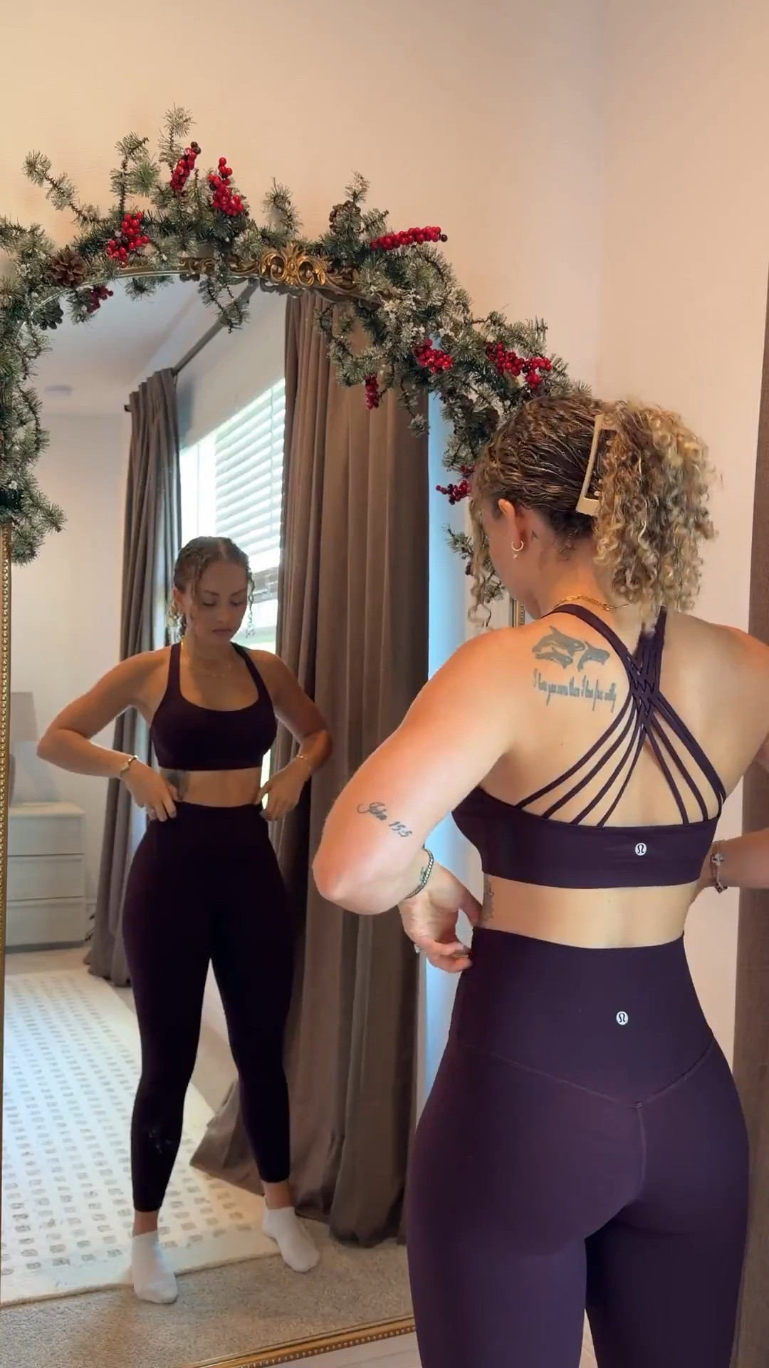 Missing game days in the stadium but loving creating new memories 🥺🤍  @lululemon #lululemoncreator #ad