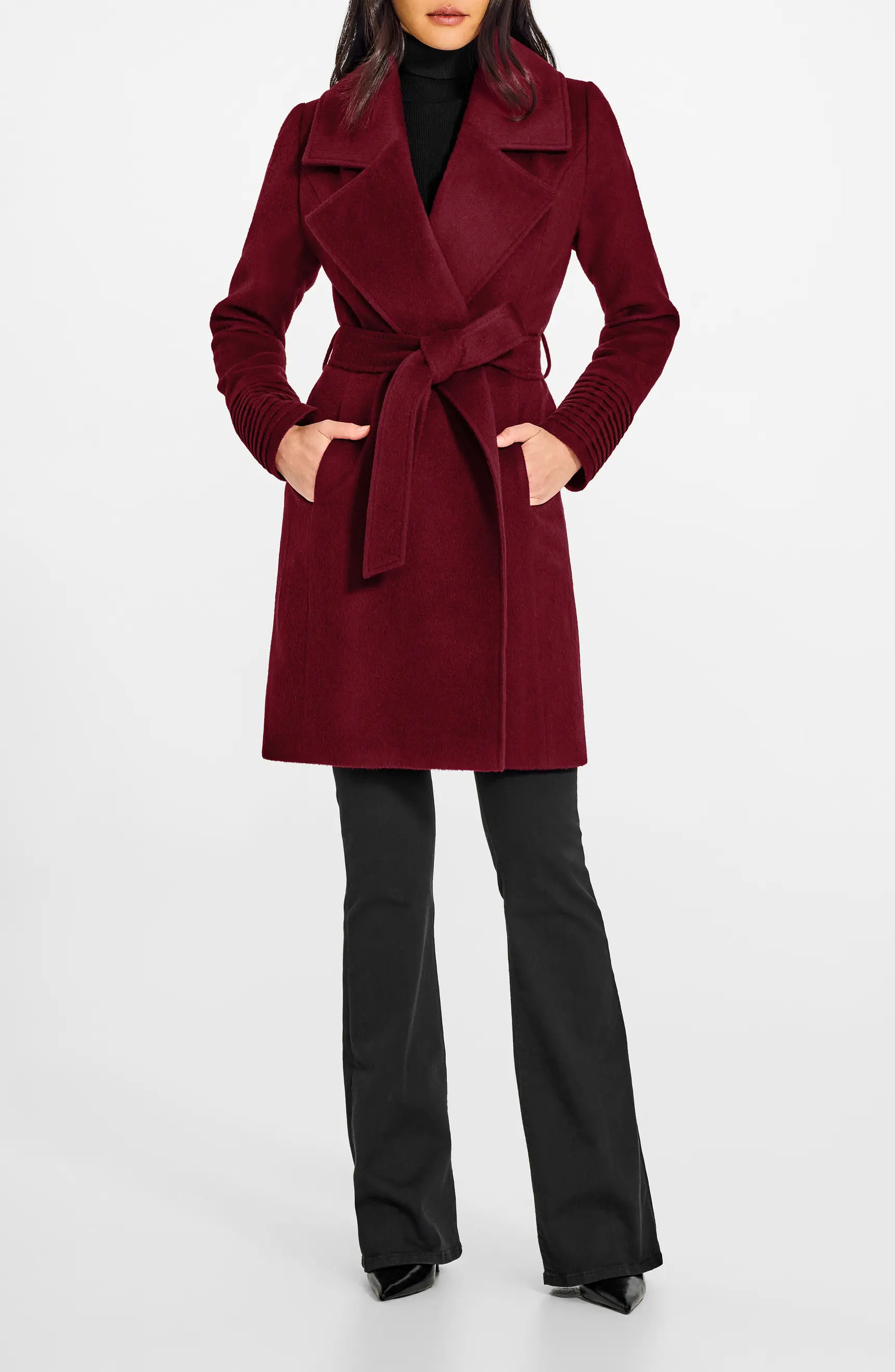 SENTALER Alpaca & Wool Wrap Coat | Nordstrom | Nordstrom