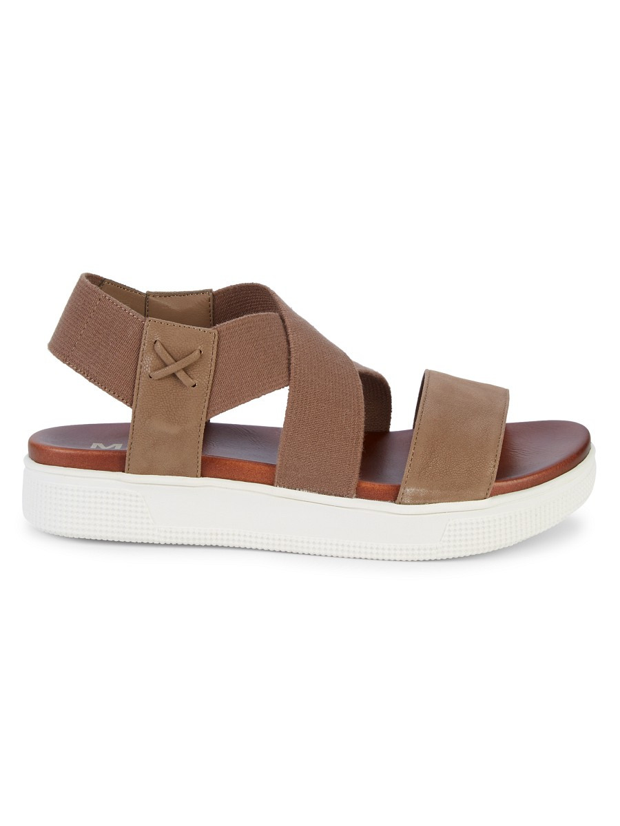 MIA Women's Gizela Wide-Strap Sandals - Black - Size 6 | Saks Fifth Avenue OFF 5TH