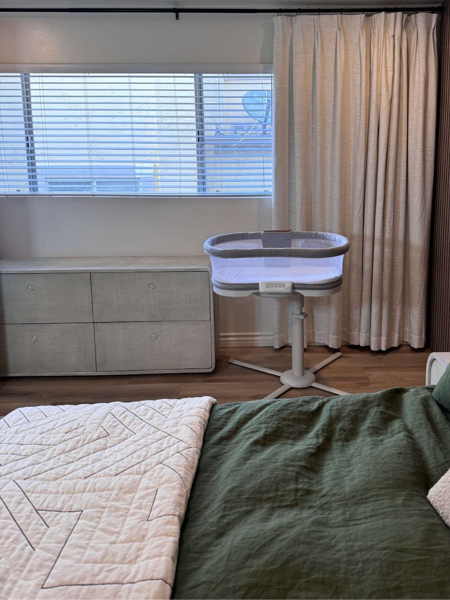 Nesting 🤍🤍🤍 

Our bassinet swivels, vibrates, plays sounds and the top is removable to take to different rooms! 

Baby registry, baby essentials, newborn, Halo 


#LTKKids #LTKBaby #LTKFamily