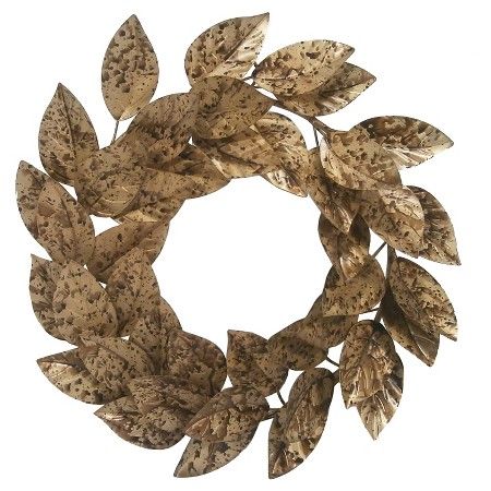 Metal Leaf Wreath Threshold™ | Target
