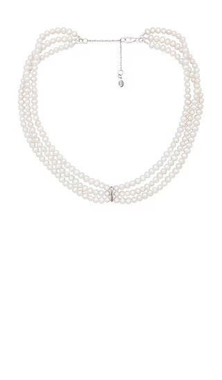 Pearl Choker 3 Row in Pearl | Revolve Clothing (Global)