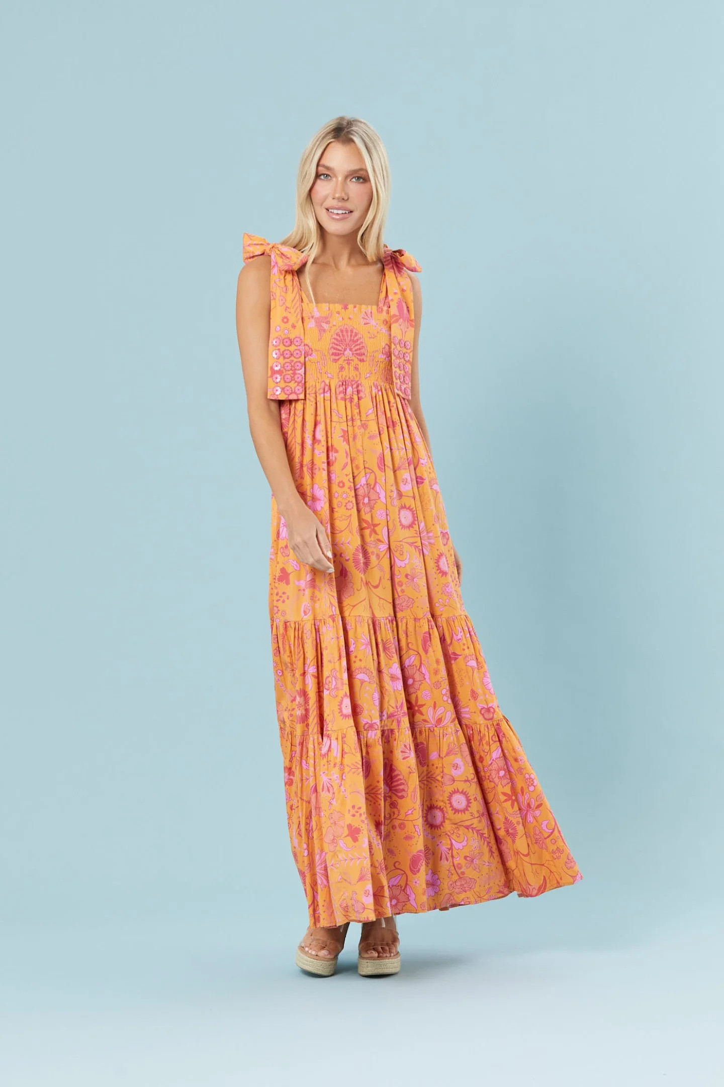 Sheridan French I Spring 2023 I Kelly Dress in Sunshine Floral | Sheridan French