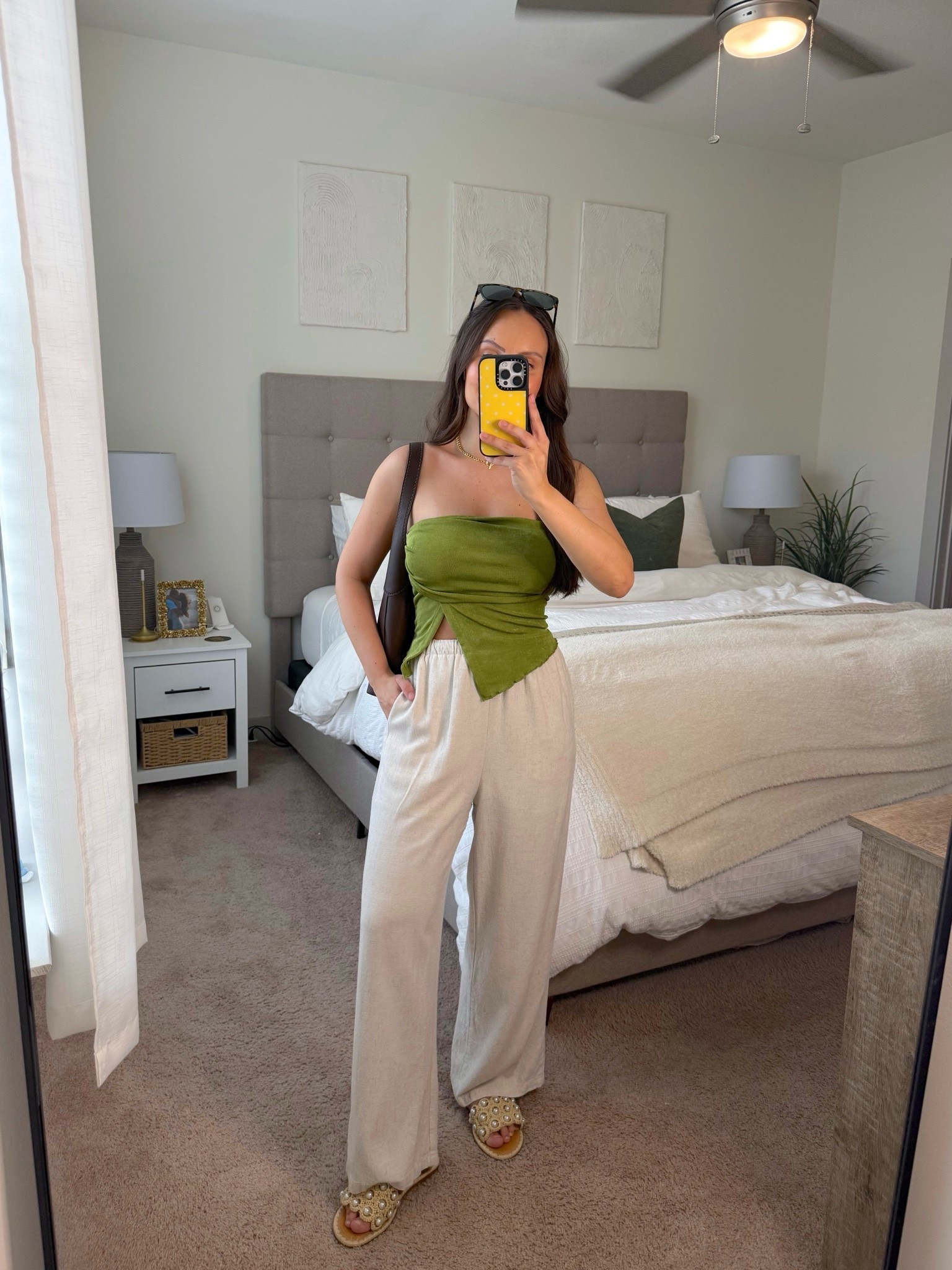 Amazon outfit! green top - S,
Linen pants - XS

#LTKootd #LTKgrwm #LTKPetite