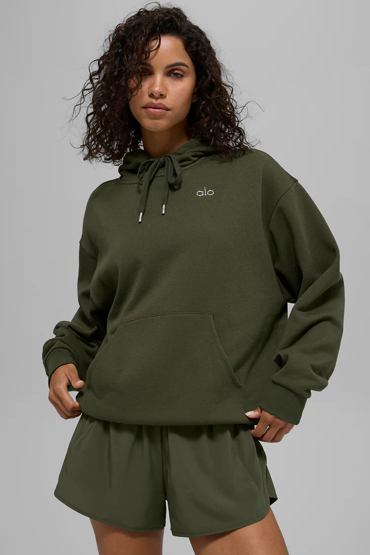Accolade Hoodie - Green Olive | Alo Yoga (US)