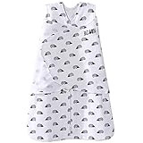 HALO 100% Cotton Sleepsack Swaddle, 3-Way Adjustable Wearable Blanket, TOG 1.5, Navy Hedgehog, Small | Amazon (US)
