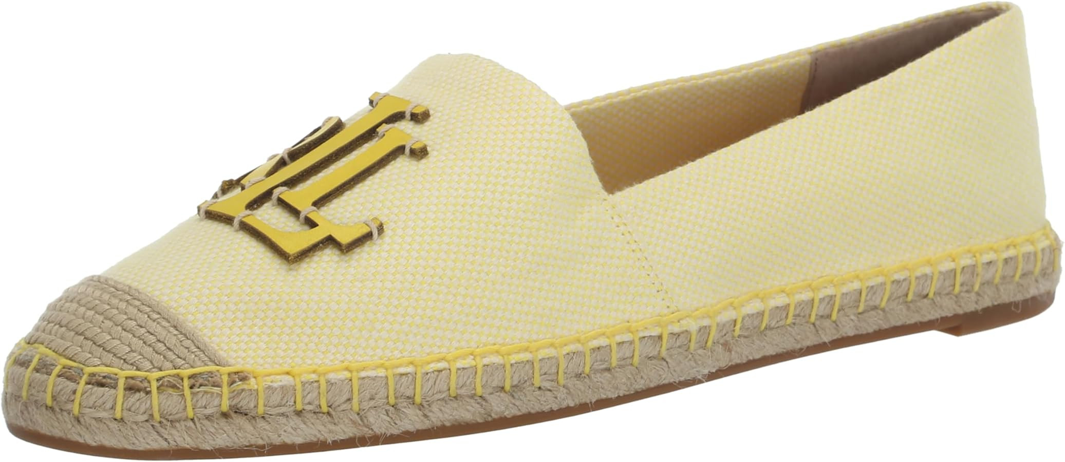 Lauren Ralph Lauren Cameryn Espadrille, NTRL/Lemon DFFDL/Lemon DFFDL, 6 | Amazon (US)