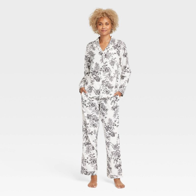 Women's Perfectly Cozy Flannel Pajama Set - Stars Above™ | Target